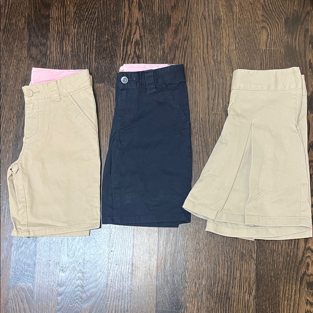 Cat & Jack Girls Uniform Shorts and Skort 7